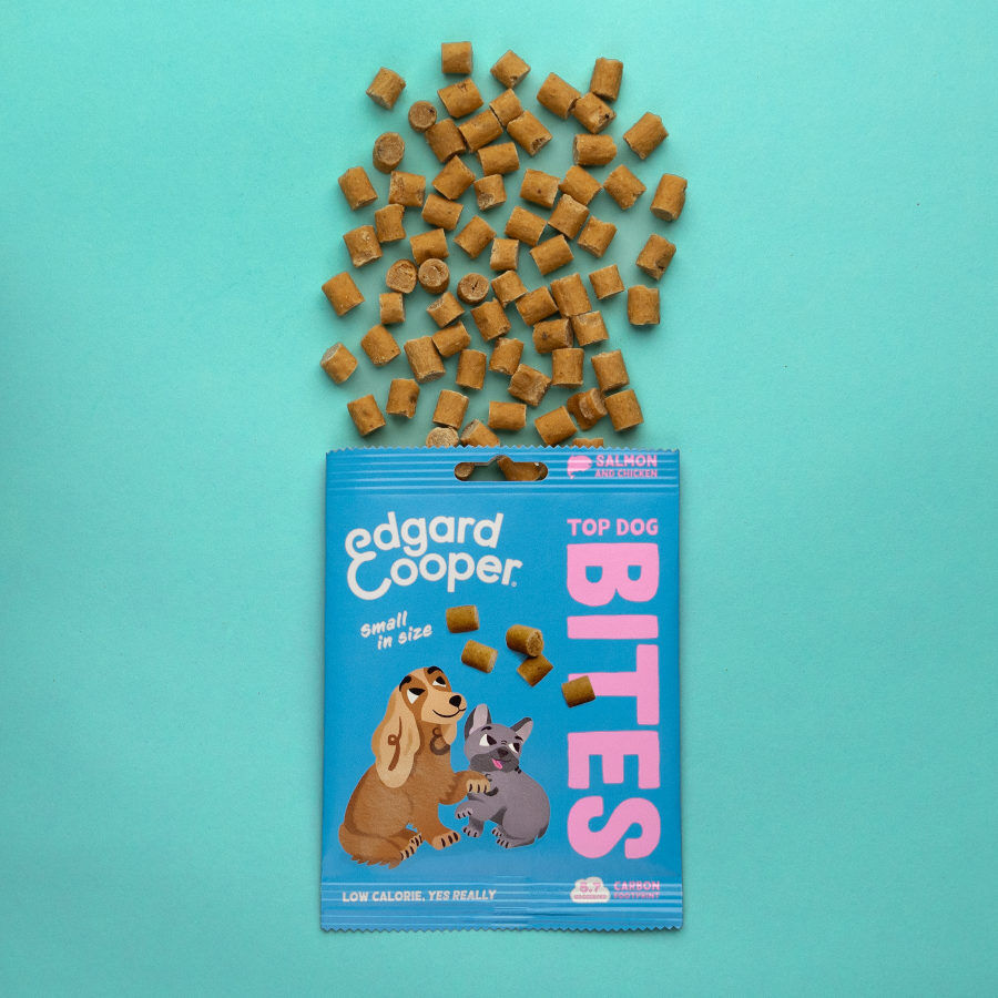 50 g Edgard y Cooper Snacks Mini de Salm&atilde;o e Frango para c&atilde;es , , large Imagem n&uacute;mero 2